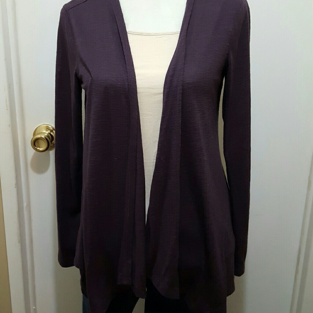 Vera Wang Light Weight Open Drape Cardigan